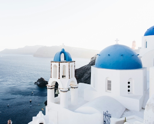 Santorin dans les Cyclades